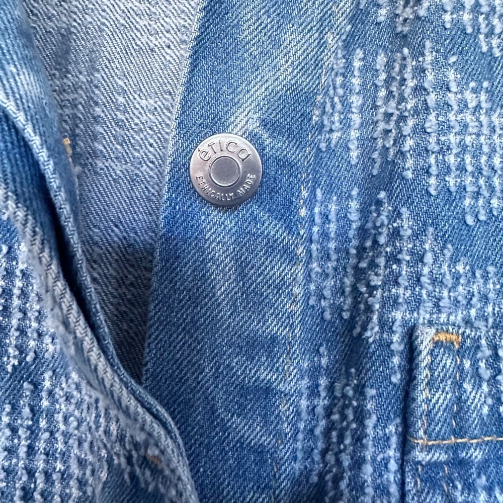 NWOT | ETICA DENIM | Etica Pricilla Denim Shirt Dress Peninsula - Picture 7 of 10